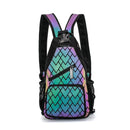 Mochila Casual 2 em 1 Holográfica Unissex