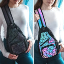 Mochila 2 em 1 Holográfica Unissex - Casual Moderna