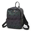 MOCHILA REFLEXIVA PADRÃO GEOMÉTRICO | BOLSA UNIVERSITÁRIA