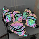 MOCHILA UNIVERSITÁRIA HOLOGRÁFICA UNISSEX
