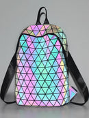 MOCHILA DIAMANTE LASER | BRILHA NO ESCURO | HOLOGRÁFICA UNISSEX