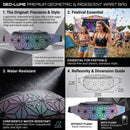 POCHETE HOLOO VEXORA · HOLOGRÁFICA GEOMÉTRICA