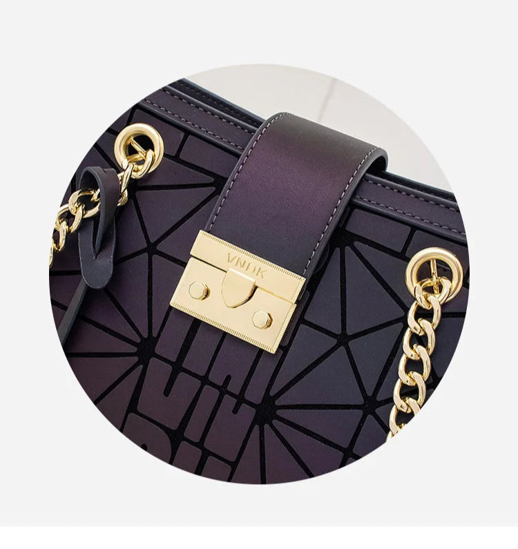 Bolsa Elegance Holográfica Luxo