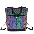 MOCHILA HOLOGRÁFICA GEOMÉTRICA LUMINOSA | LAPTOP 15"