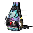 MOCHILA 2 EM 1 HOLOGRÁFICA | MOCHILA + TRANSVERSAL