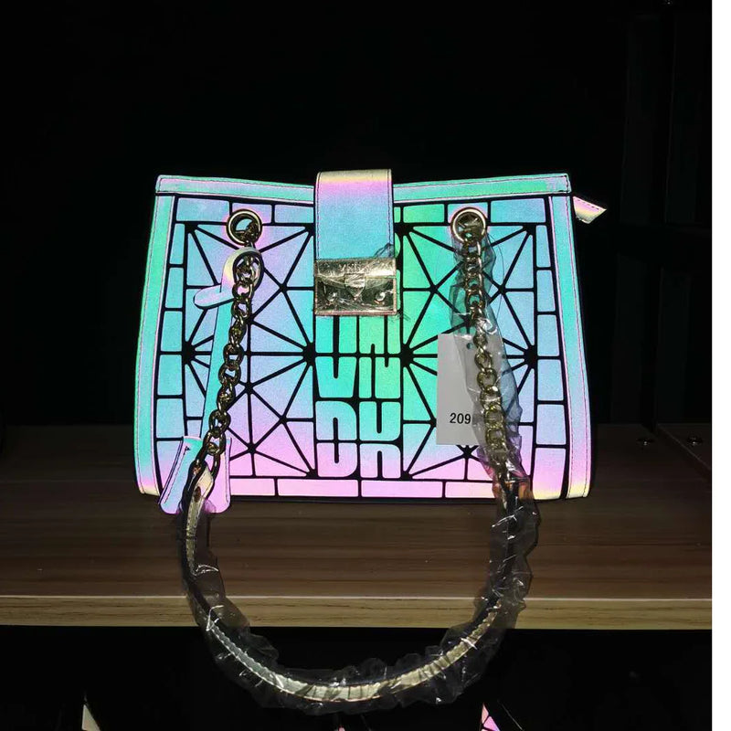 Bolsa Elegance Holográfica Luxo