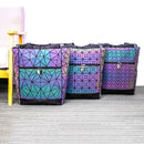 MOCHILA HOLOGRÁFICA GEOMÉTRICA LUMINOSA | LAPTOP 15"