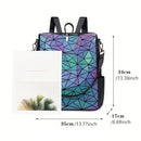 MOCHILA HOLOGRÁFICA GEOMÉTRICA | UNISSEX | 20-35L